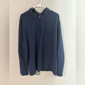 Van Heusen • Classic Fit Half Zip Sweater (Navy)